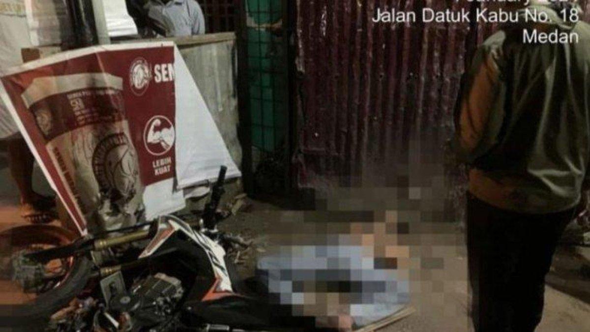 Korban yang diserang geng motor di medan berakhir tewas
