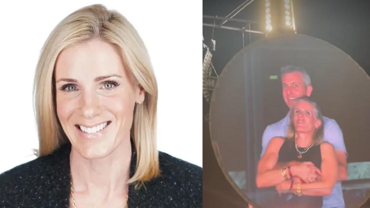 PERSELINGKUHAN VIRAL - Kolase potret Kristin Cabot dan Andy Byron diambil dari New York Post. Kristin Cabot dan Andy Byron kepergok selingkuh di konser Coldplay