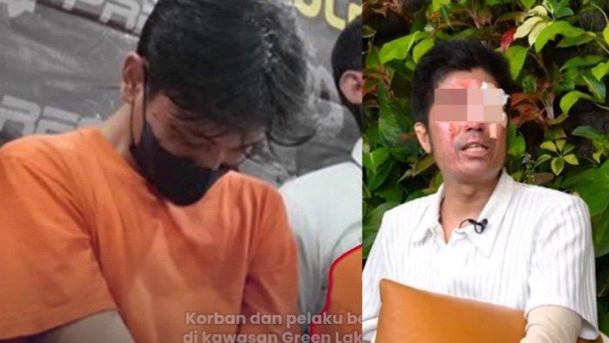 Kronologi Agus Salim disiram air keras oleh rekan kerjanya, kini wajahnya rusak dan matanya buta, pelaku dicekal