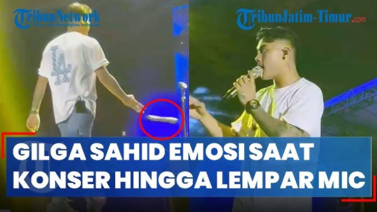 Kronologi Gilga Sahid emosi hingga lempar mic saat konser di sebuah mal di Cirebon, Jawa Barat