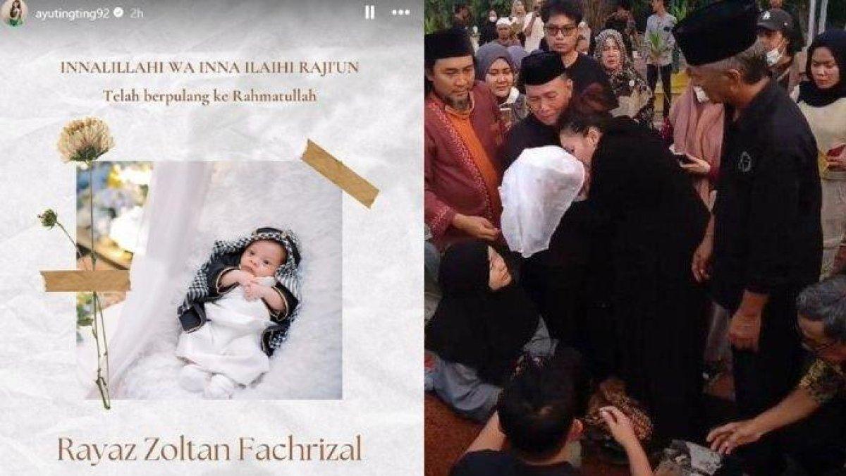 Kronologi meninggalnya keponakan Ayu Ting Ting, Rayaz Zoltan Fachrizal setelah diimunisasi.