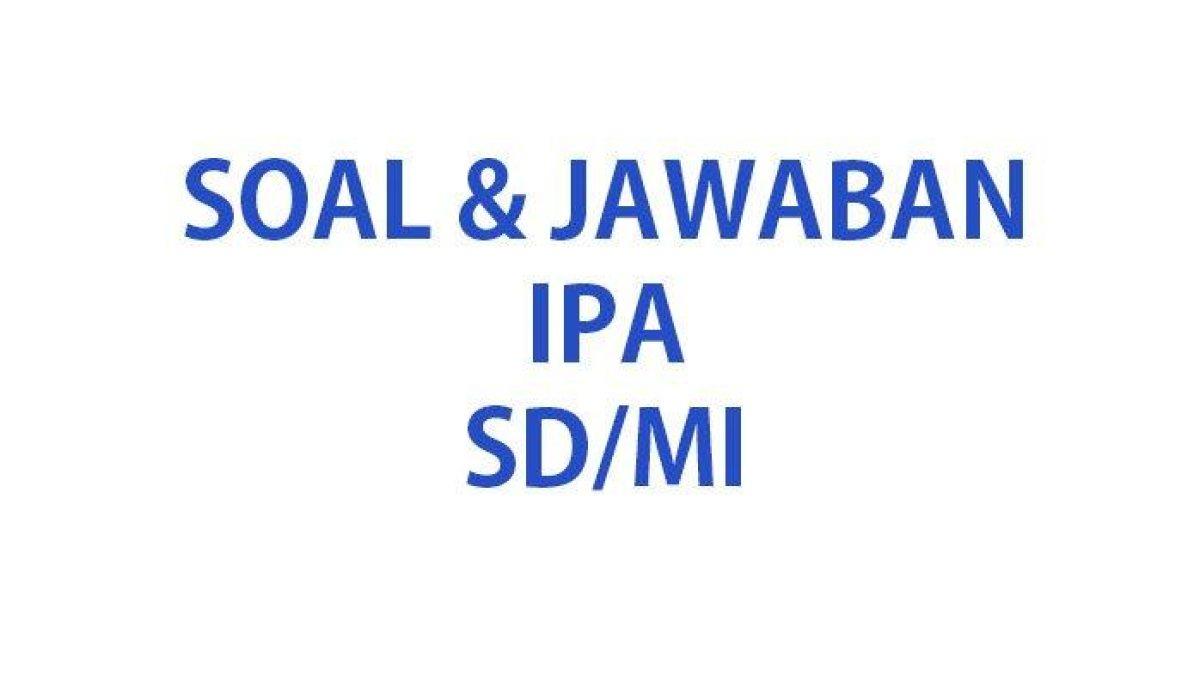 Kumpulan soal ujian IPA kelas 3 SD tahun 2024.