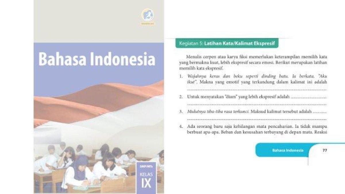 Kunci Jawaban Bahasa Indonesia Kelas 9 Halaman 77,78: Apa yang Dimaksud