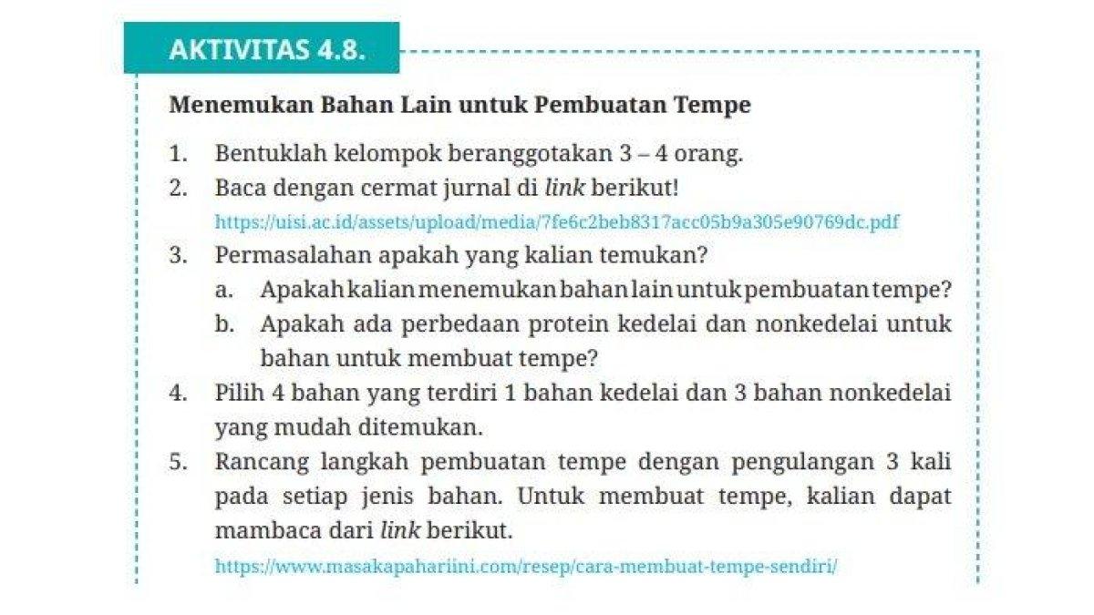 Kunci Jawaban Biologi Kelas 12 Halaman 195 196 Kurikulum Merdeka Aktivitas 4.8.