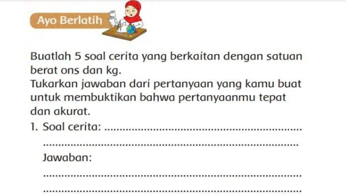 Kunci Jawaban Buku Tematik Tema 6 Kelas 2 SD Halaman 136  jk