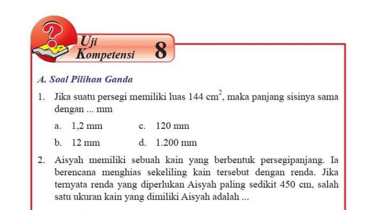 Kunci Jawaban Matematika Kelas 7 Semester 2 Halaman 291 292, Uji Kompetensi Bab 8: Part 2 nomor 8-14