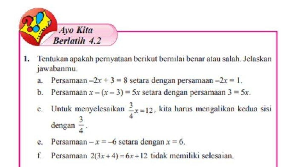 Kunci Jawaban Matematika Halaman 272 Kelas 7