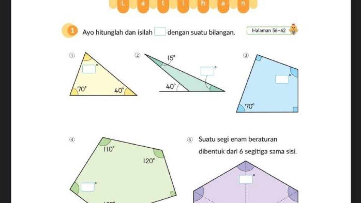 Kunci Jawaban Matematika Kurikulum Merdea Kelas 5 Halaman 65 Bab 4