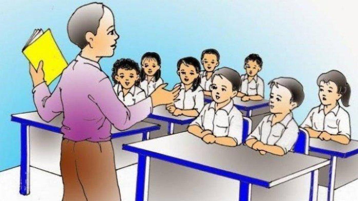 Kegiatan belajar mengajar di sekolah