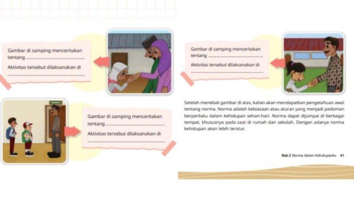 Kunci Jawaban Pendidikan Pancasila Kelas 5 Kurikulum Merdeka Halaman 41