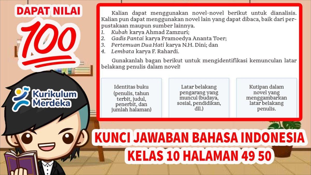 Kunci Jawaban Bahasa Indonesia Kelas 10 Hal 50 Bagaimana Identifikasi