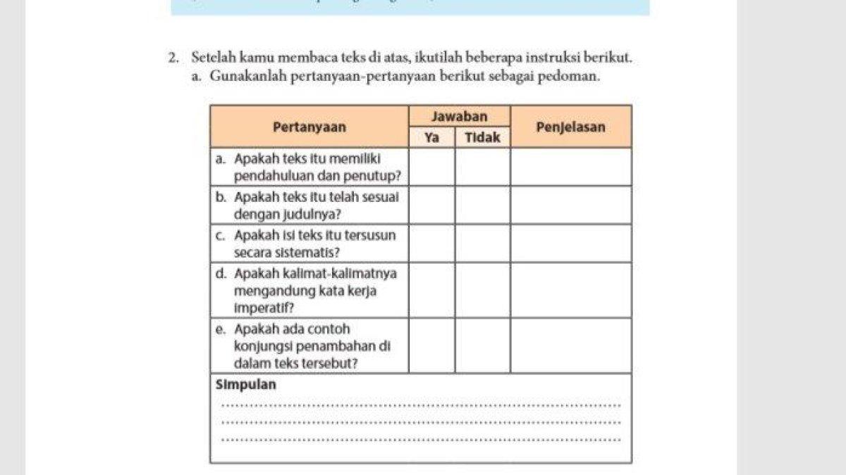 Kunci jawaban Bahasa Indonesia kelas 11 halaman 31, 32, 33 semester 2