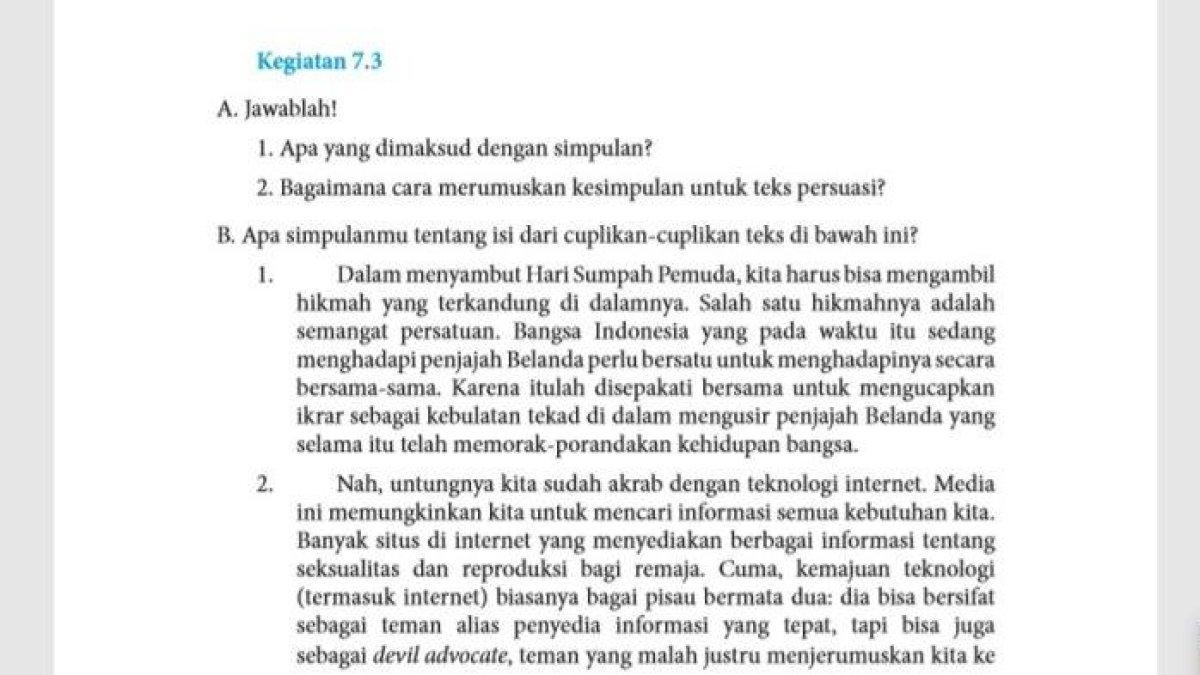 Latihan Teks Persuasi Kelas 8: Mengasah Kemampuan Mempengaruhi