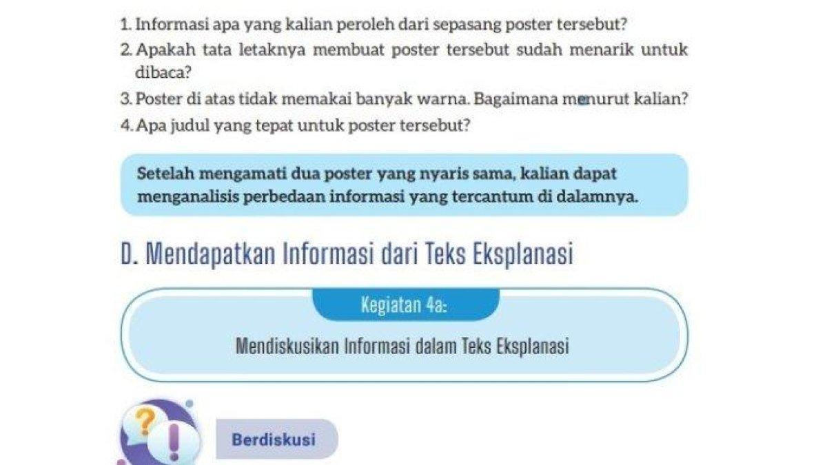 Kunci jawaban Bahasa Indonesia kelas 9 SMP halaman 110 Kurikulum Merdeka