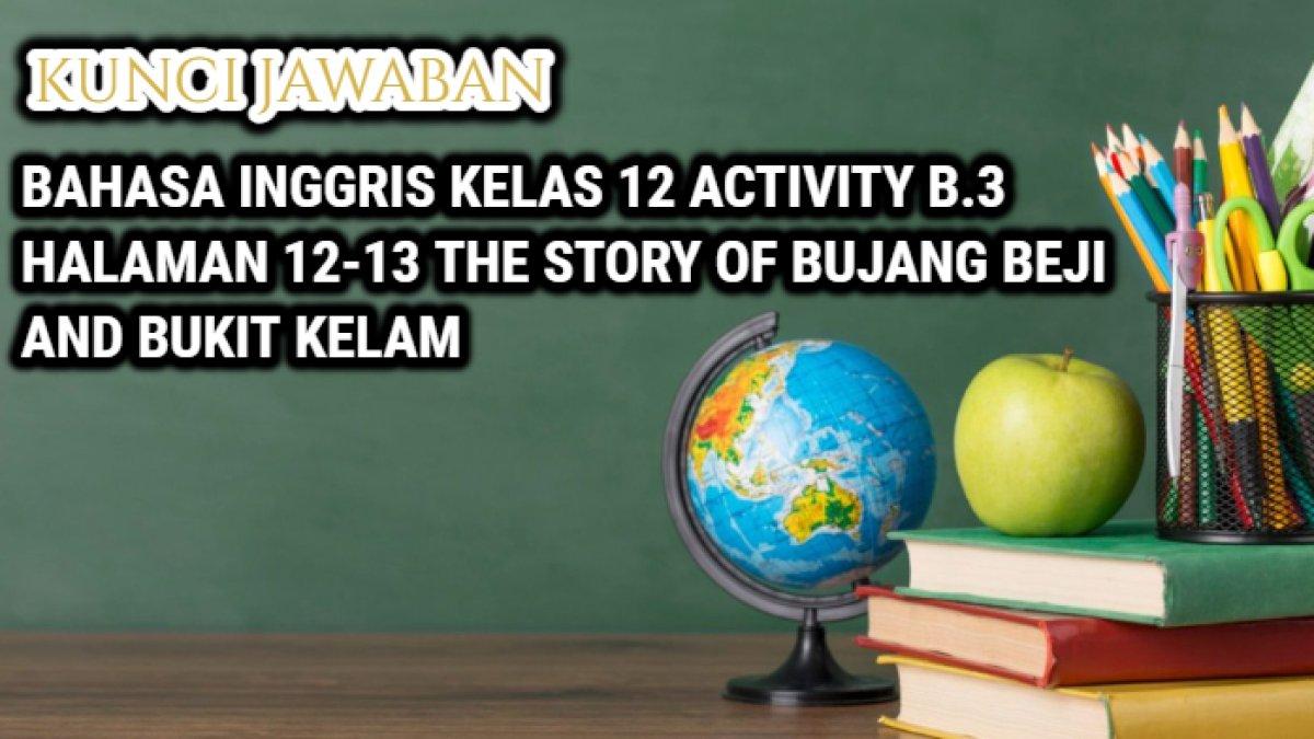 Kunci jawaban Bahasa Inggris Kelas 12 Activity B.3 halaman 12-13 Kurikulum Merdeka.