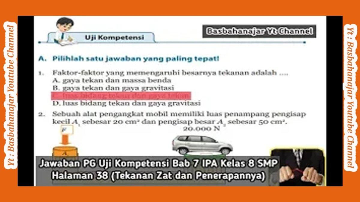 Kunci Jawaban IPA Kelas 8 Halaman 38-40 Bab 7: Apa Faktor-faktor yang ...