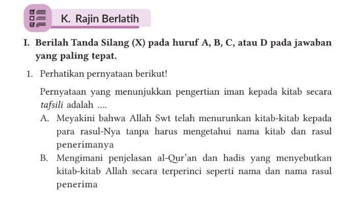 Kunci jawaban PAI Kelas 8 halaman 80 Kurikulum Merdeka. Te