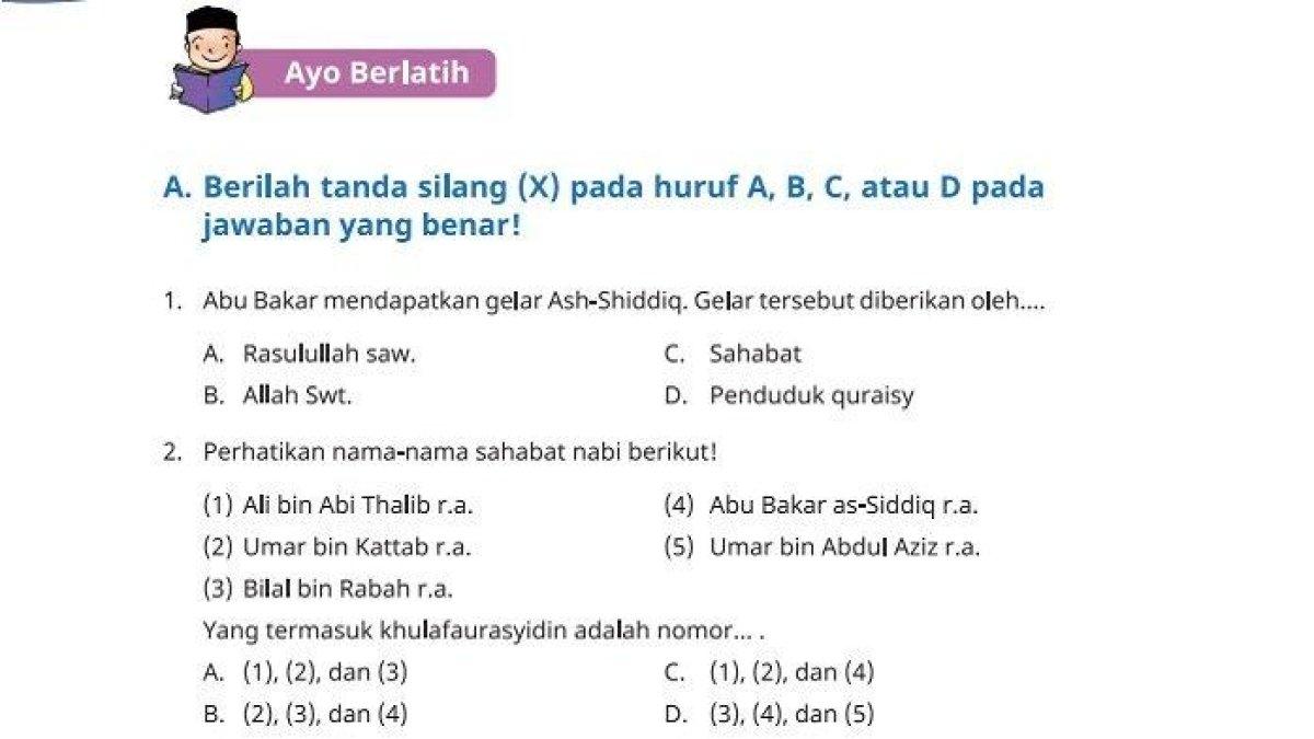 Kunci jawaban PAI Kurikulum Merdeka Kelas 5 SD halaman 248 dan 249.