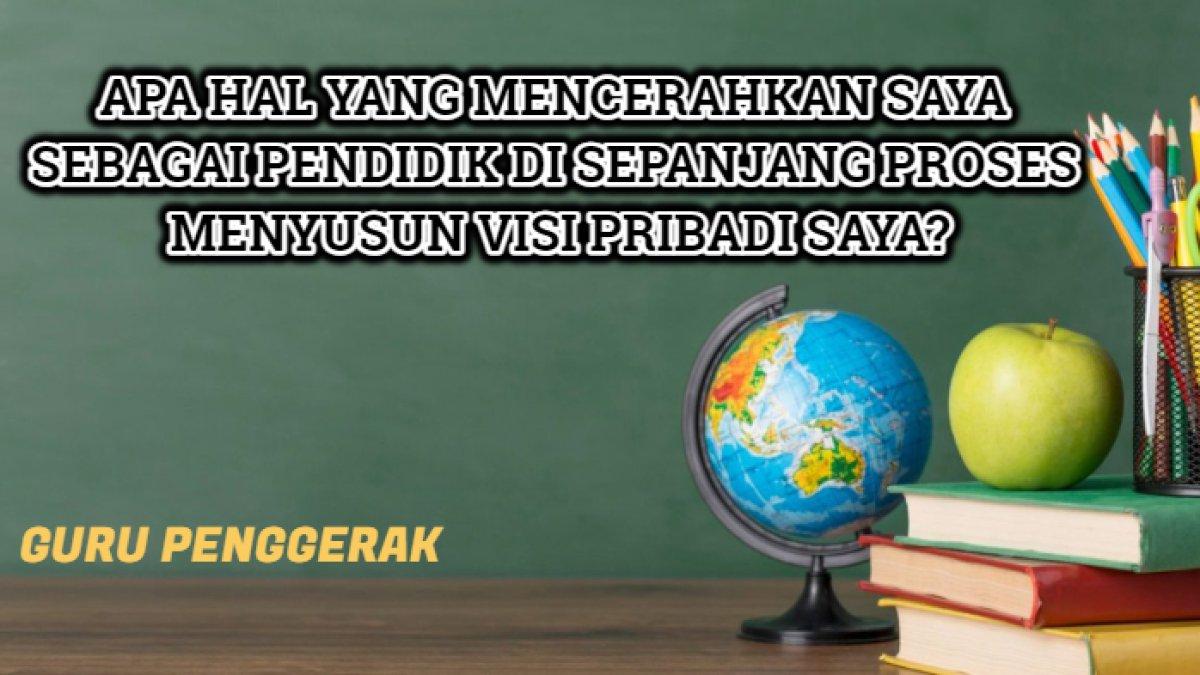 Kunci jawaban dari soal 'Apa hal yang mencerahkan saya sebagai pendidik di sepanjang proses menyusun visi pribadi saya?'