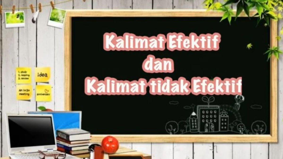 Jawaban soal tematik kelas 6 tema 4 kalimat efektif