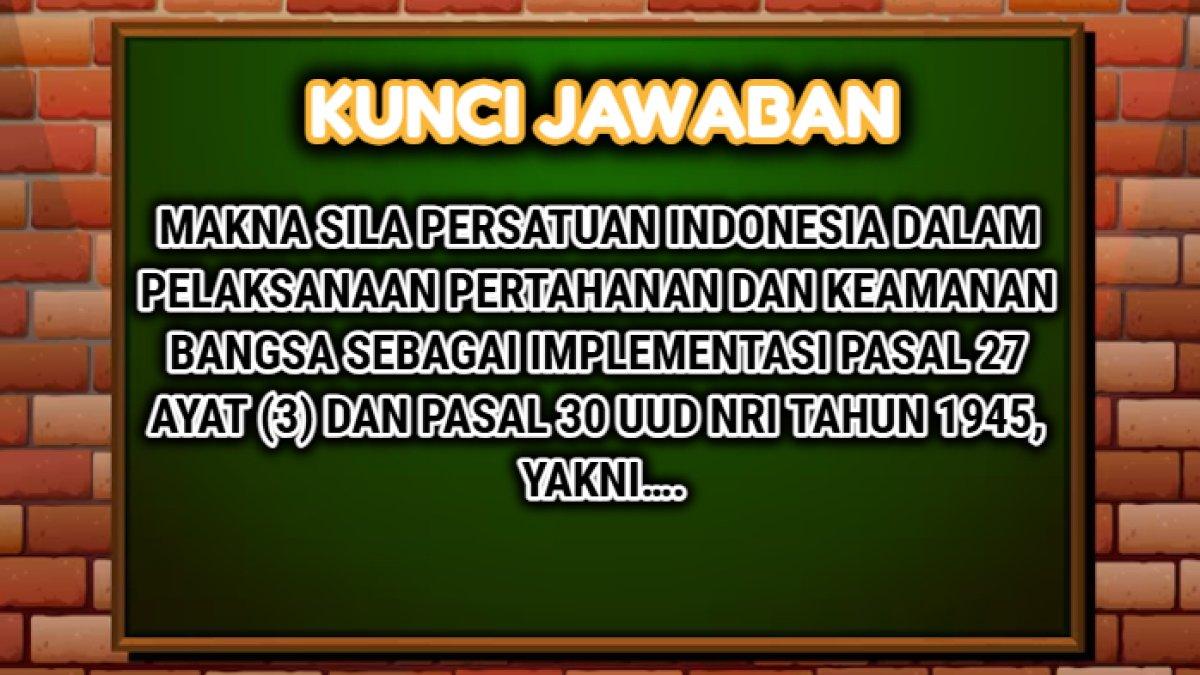 Kunci jawaban soal PKN Kelas 12 Halaman 101 Kurikulum Merdeka, implementasi Pancasila dan UUD NRI 1945.