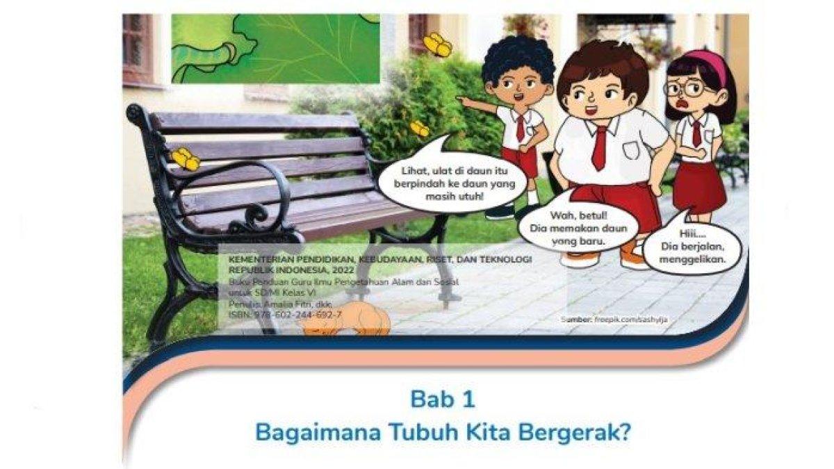 Link Buku Kurikulum Merdeka kelas 6 SD/MI Mapel IPAS tahun ajaran 2023/2024