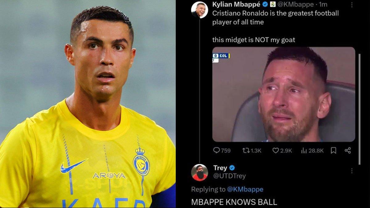 Kylian Mbappe ejek Lionel Messi