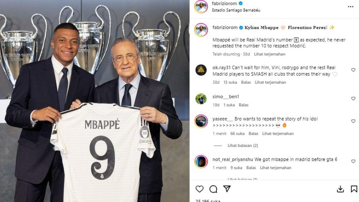 Kylian Mbappe pindah ke Madrid musim 2024/2025