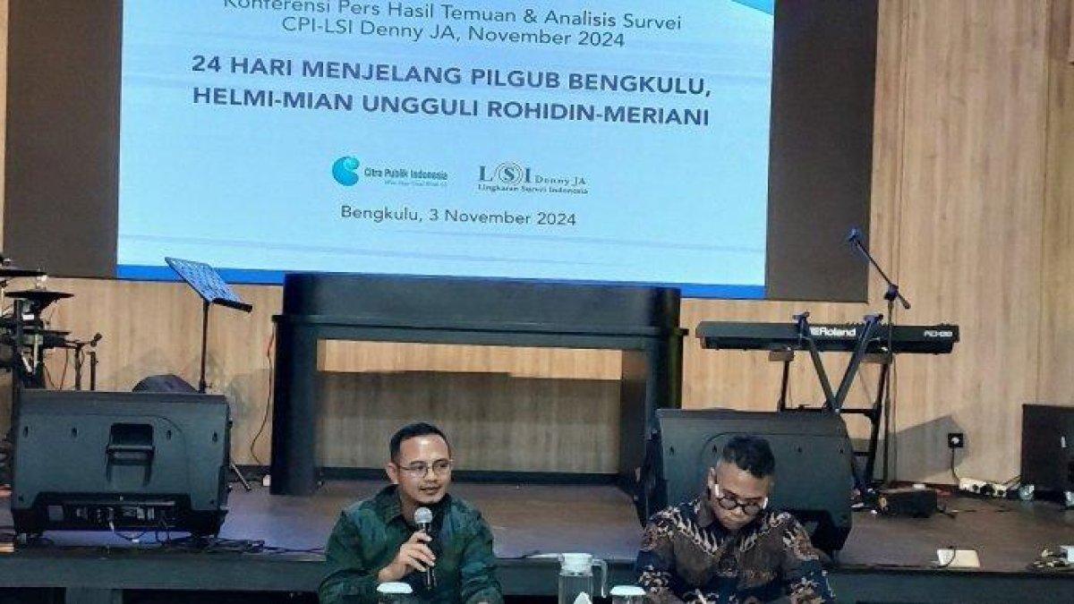 Rilisan survei LSI di Pilkada Bengkulu 2024