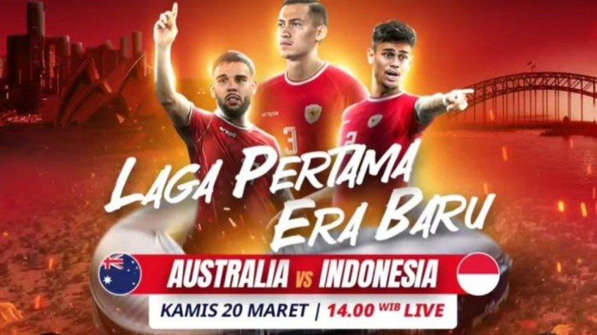 TIMNAS INDONESIA - Laga Timnas Indonesia vs Australia dicapture dari IG 20 Maret 2025. Cara Nonton Live Streaming TV Online Vision+ dan RCTI Plus laga Timnas Indonesia vs Australia di Kualifikasi Piala Dunia 2026 Sore Ini Jam 16.10 WIB, Gratis Siaran Langsung RCTI.