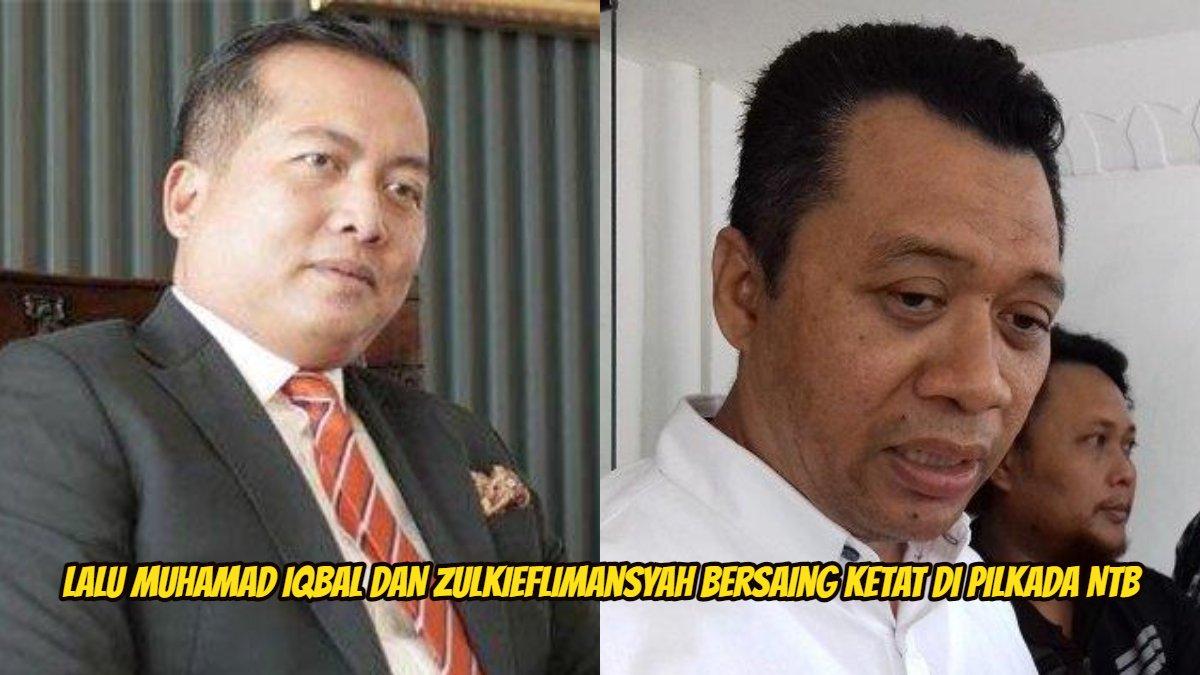 Lalu Muhamad Iqbal Dan Zulkieflimansyah bersaing ketat di Pilkada NTB