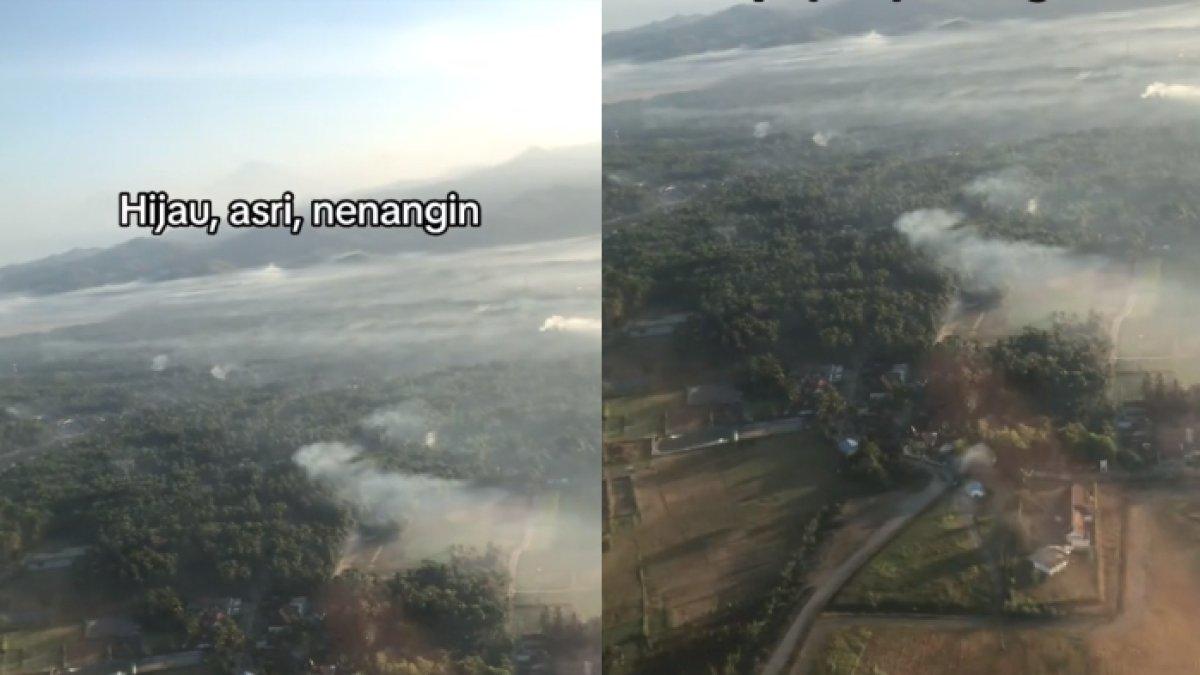 Langit Kota Yogyakarta yang direkam akun TikTok Notpusing