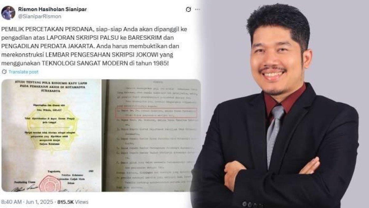 POLEMIK IJAZAH JOKOWI - Langkah Roy Suryo Cs untuk menunjukkan ijazah Jokowi palsu ditertawakan oleh Analis Digital Forensik, Josua M Sinambela.