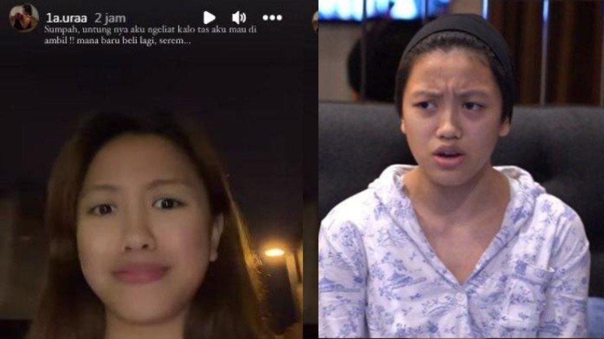 Saat asyik main TikTok, Lolly anak Nikita Mirzani nyaris kemalingan tasnya.