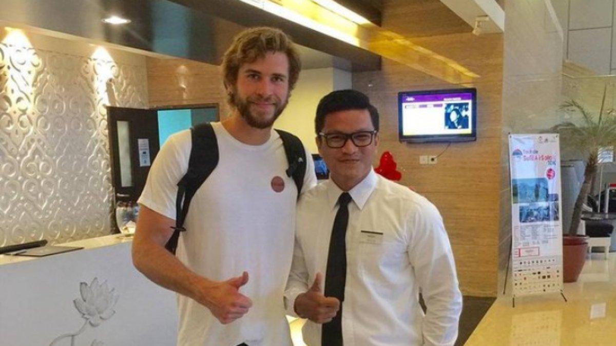 Liam dan Luke berserta kawan-kawan rupanya menginap di Kandui Resort.