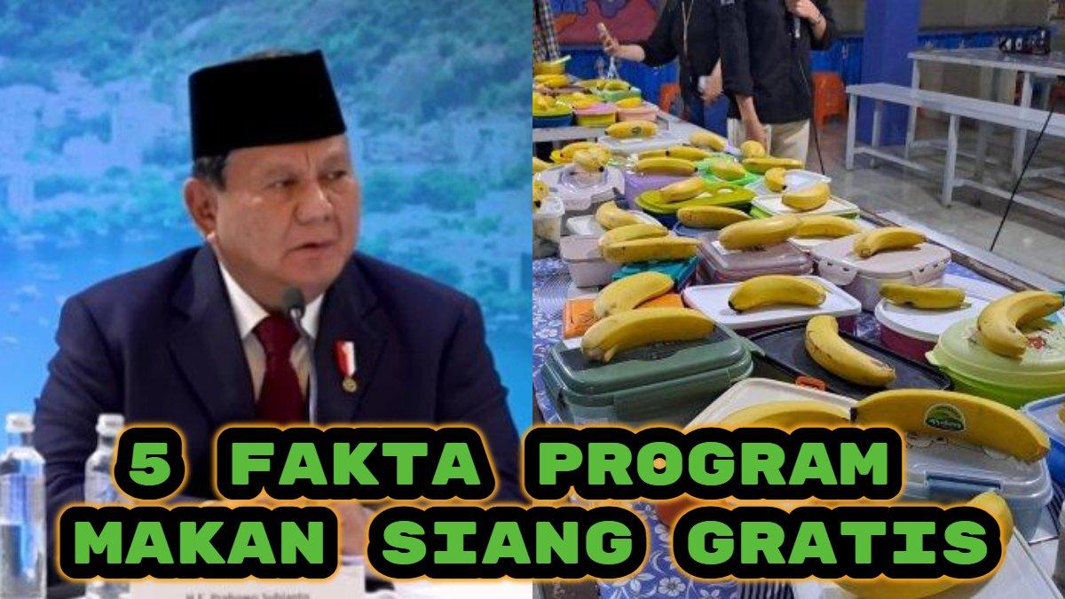 Berikut lima fakta terkair program makan siang gratis, anggaran Rp 420 triliun, Presiden Prabowo Subianto keluar dana pribadi.