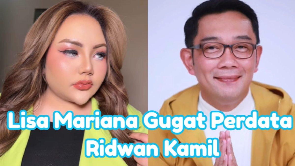 LISA GUGAT RK - Potret Lisa Mariana dan Ridwan Kamil diambil dari Instagram pada Rabu (7/5/2025). Lisa Mariana akhirnya resmi menggugat Ridwan Kamil secara perdata ke PN Bandung.