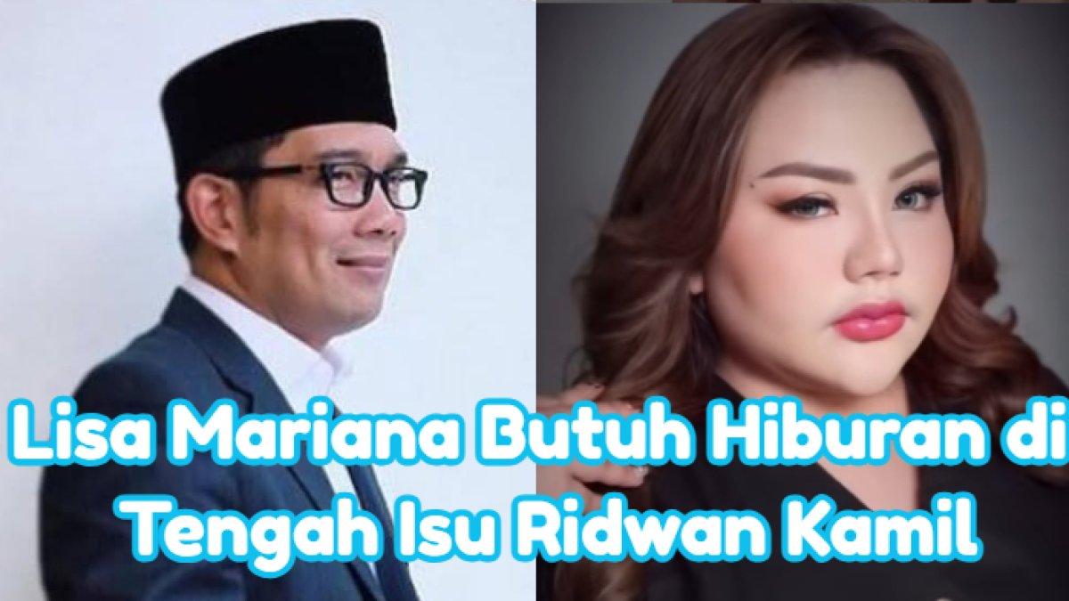 LISA BUTUH HIBURAN - Potret Ridwan Kamil dan Lisa Mariana diambil dari Instagram pada Selasa (6/5/2025). Lisa Mariana tak menampik dirinya lelah dan butuh hiburan di tengah masalah dengan Ridwan Kamil.