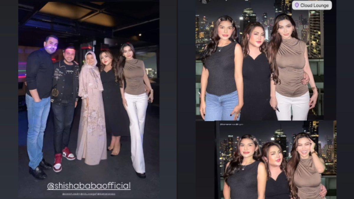 PERSIAPAN SIDANG LISA - Potret Lisa Mariana diambil dari Instagram pada Minggu (18/5/2025). Lisa Mariana menikmati malam minggu bersama teman-teman.
