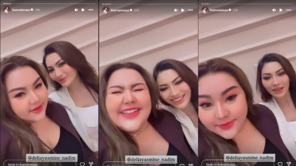 POTRET TERKINI LISA - Potret Lisa Mariana diambil dari Instagram pada Rabu (9/4/2025). Lisa Mariana tertawai tubuhnya yang gemuk.