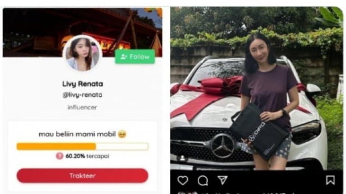 Livy Renata membagikan momen ketika dirinya berhasil membeli mobil untuk sang ibunda.