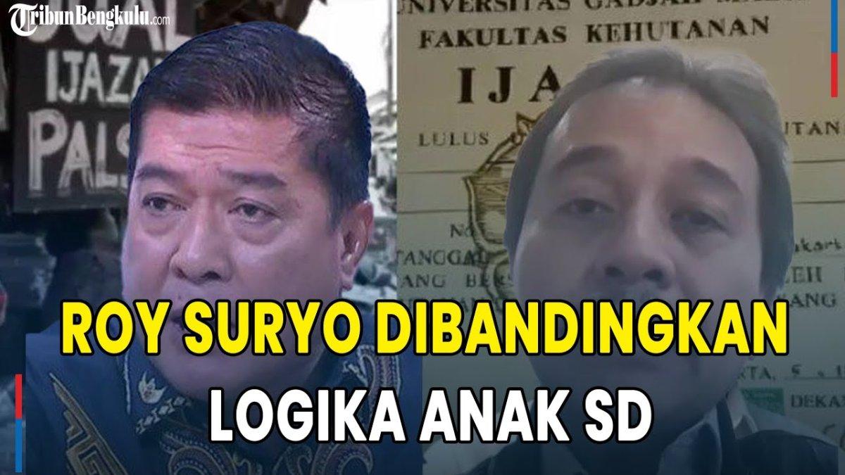 POLEMIK IJAZAH JOKOWI - Capture YouTube Tribun Bengkulu menampilkan sosok Roy Suryo. Logika Roy Suryo soal tuduhan ijazah palsu Jokowi dibandingkan dengan anak SD