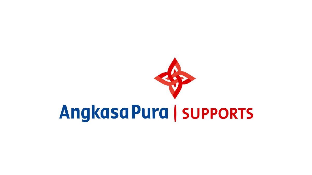 Logo Angkasa Pura Supports.