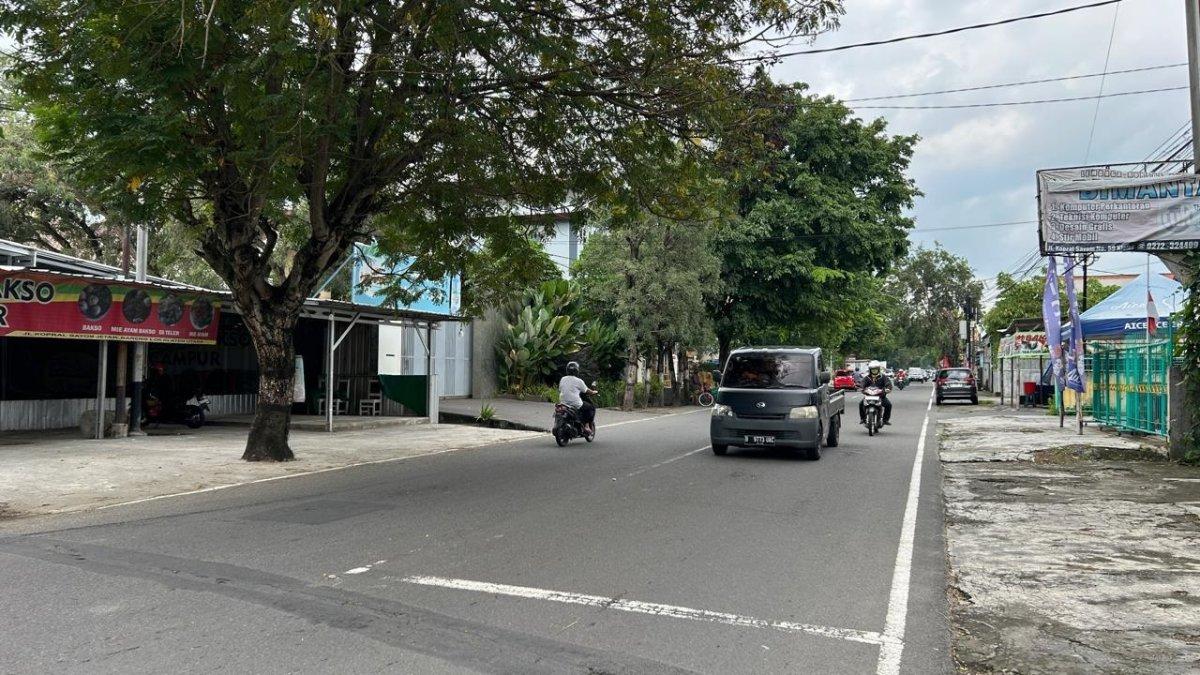Lokasi baru CFD Klaten di Jalan Ronggo Warsito, Kecamatan Klaten Utara, Klaten, Kamis (16/1/2024).