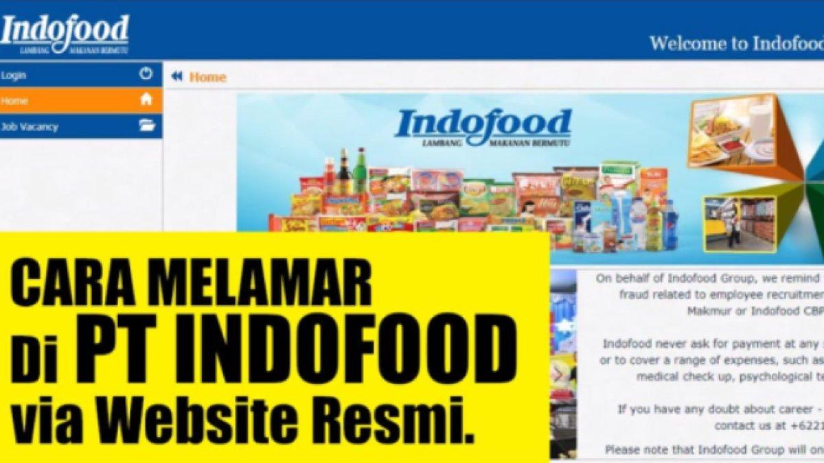 Lowongan Kerja PT Indofood