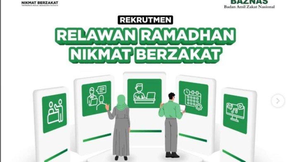 Lowongan Kerja di Baznas Buka Rekrutmen Relawan Ramadhan 2024