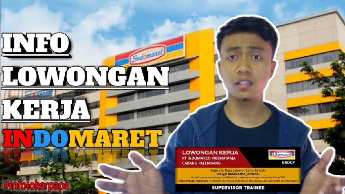 Lowongan kerja Indomaret 2024