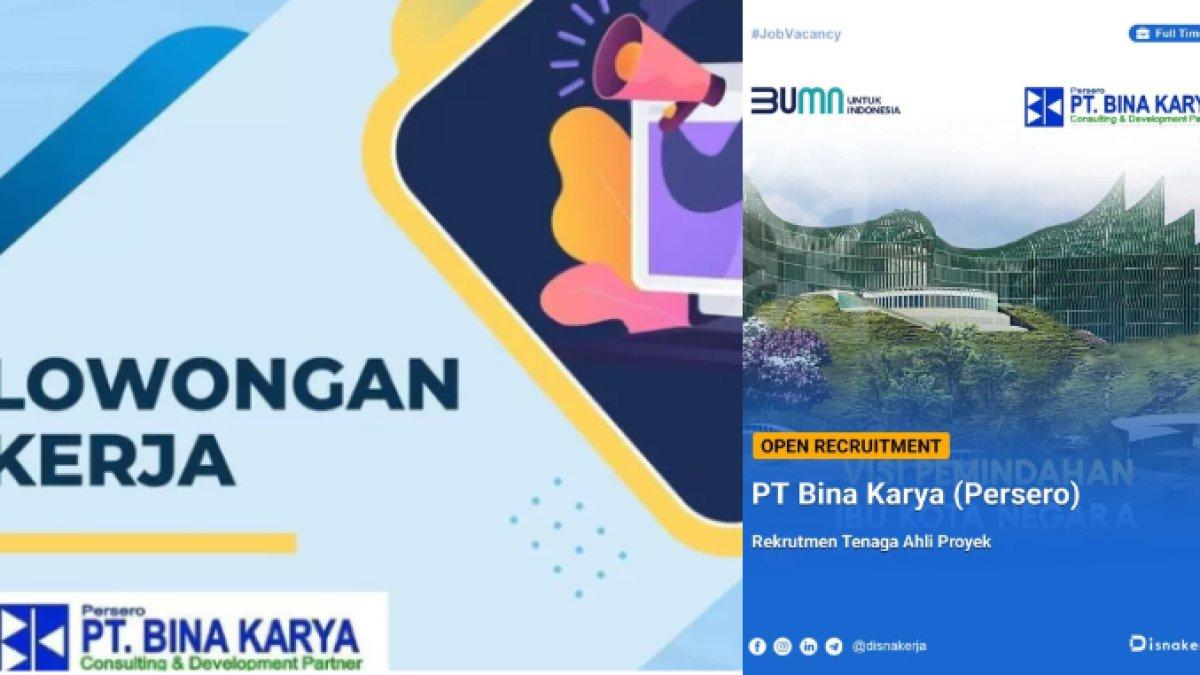 Lowongan kerja PT Bina Karya 2024