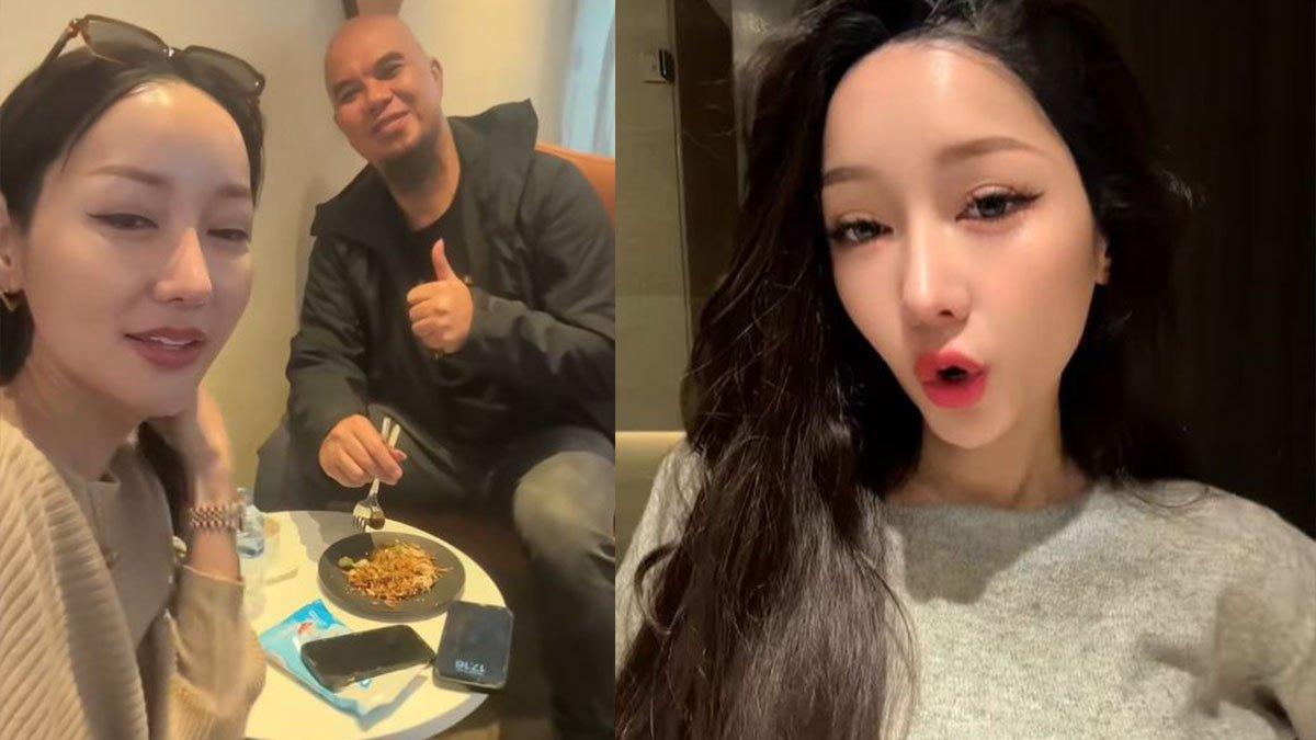 POLEMIK AHMAD DHANI - Lucinta Luna kini pasang badan membela musisi Ahmad Dhani, yang berseteru dengan psikolog Lita Gading. Foto tangkapan layar dari Instagram dan TikTok Lucinta Luna.