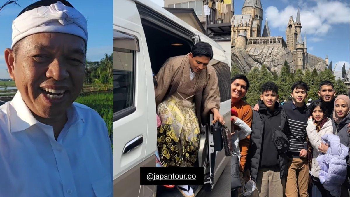 DEDI MULYADI - Capture unggahan TikTok Dedi Mulyadi menunjukkan foto liburan Bupati Indramayu Lucky Hakim. Lucky Hakim viral setelah disindir Dedi Mulyadi karena liburan tanpa izin